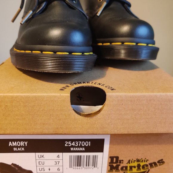 Doc Martens Amory Black Mary Jane Womens US 6 NEW WITH BOX - Picture 3 of 4